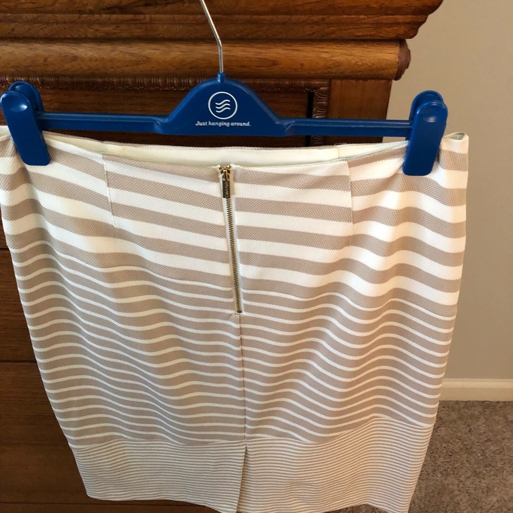 Striped Pencil Skirt